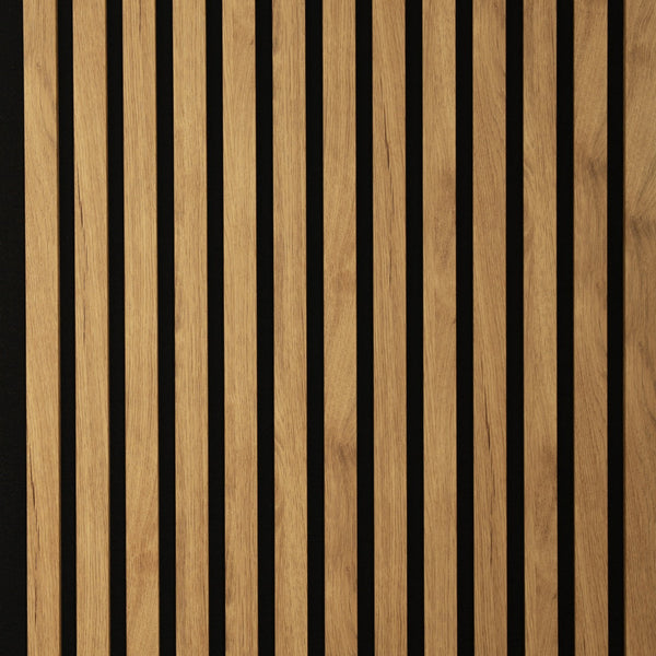 Teak Criss Cross Acoustic Panel
