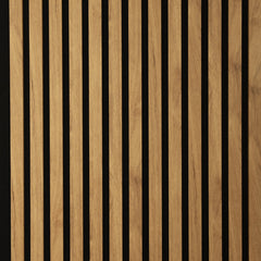 Teak Criss Cross Acoustic Panel