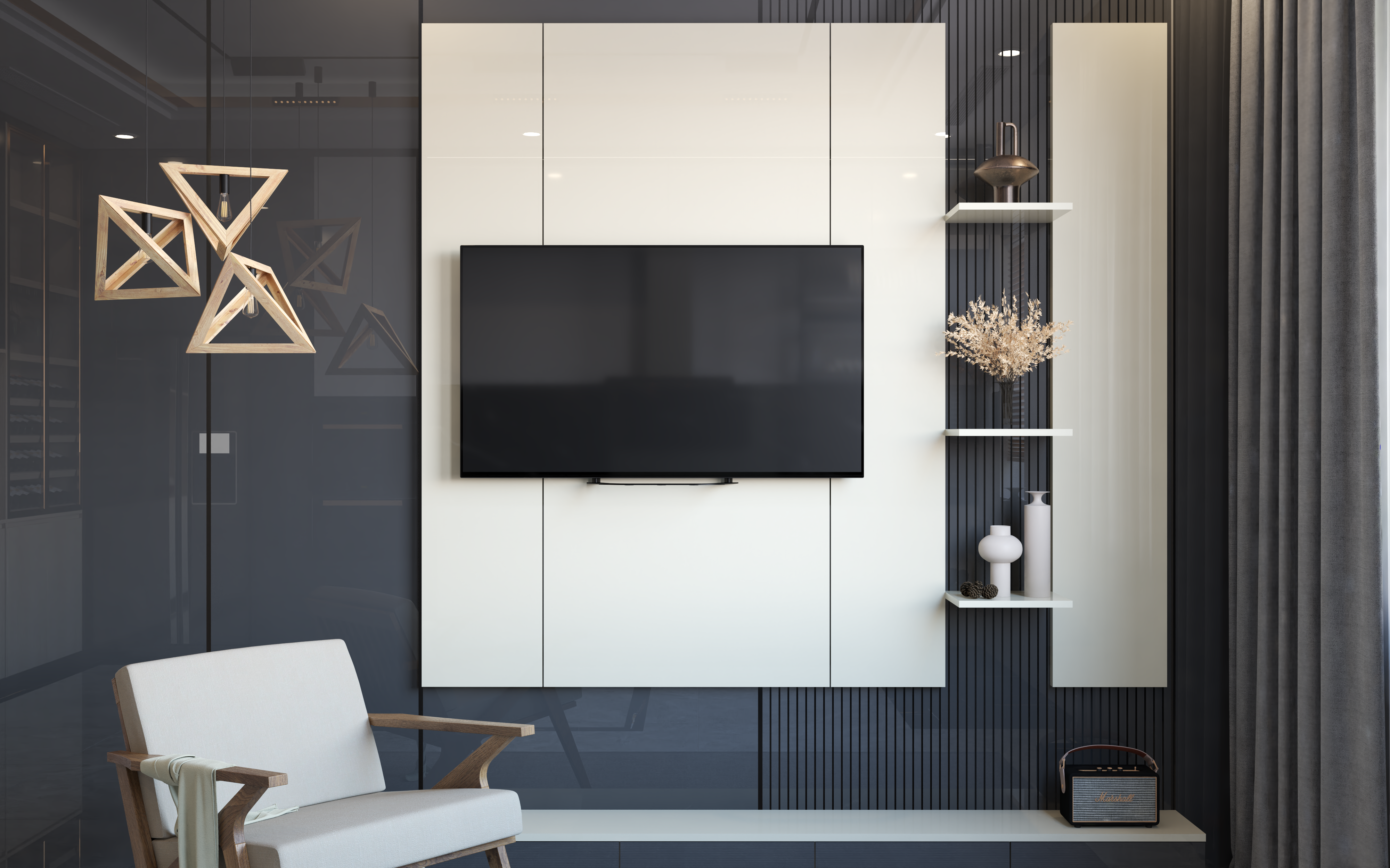 Antracite High Gloss MDF Panel