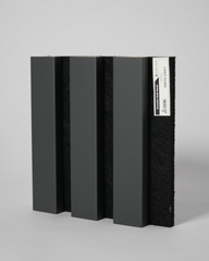 Onyx Gray Criss Cross Acoustic Panel