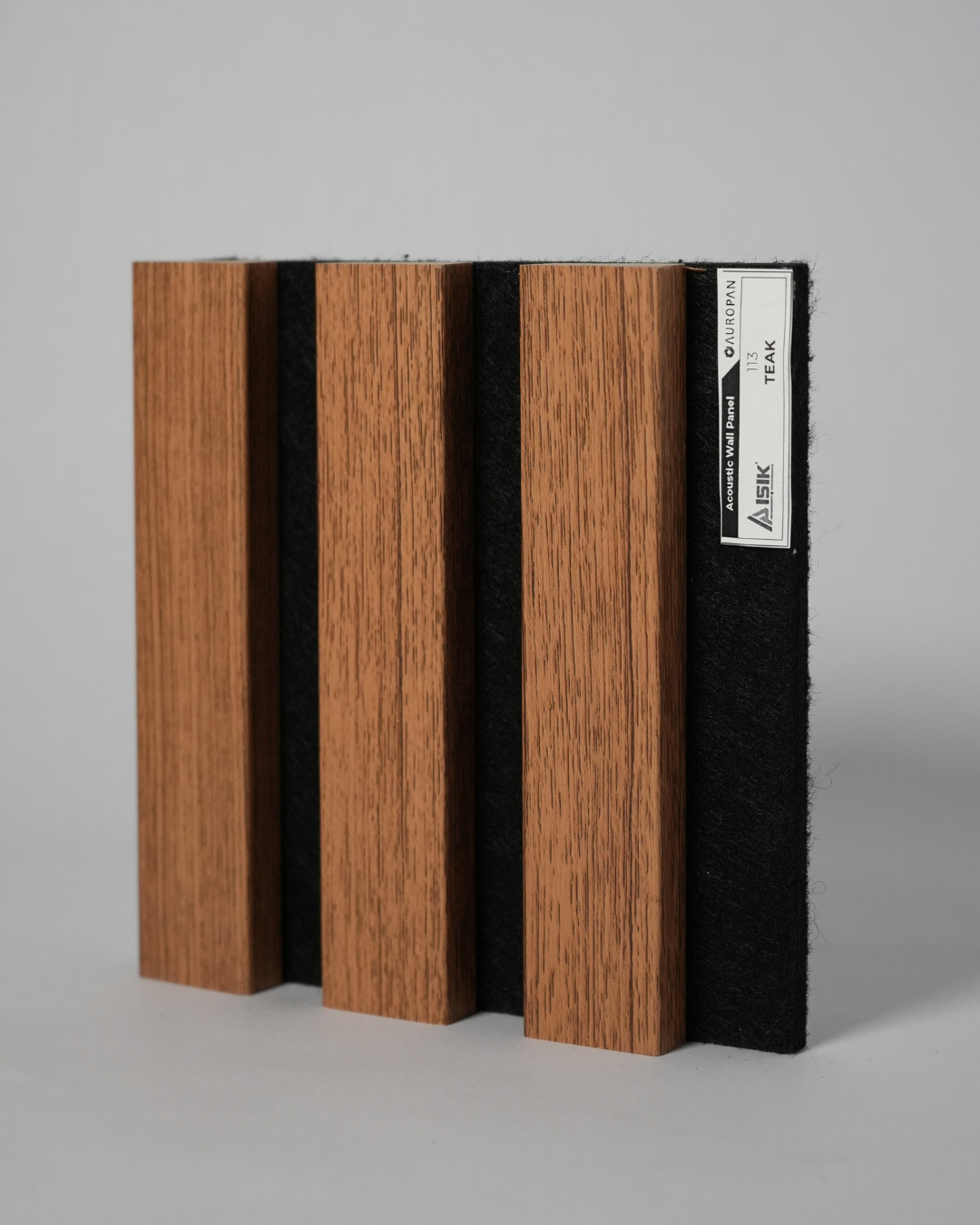 Teak Criss Cross Acoustic Panel
