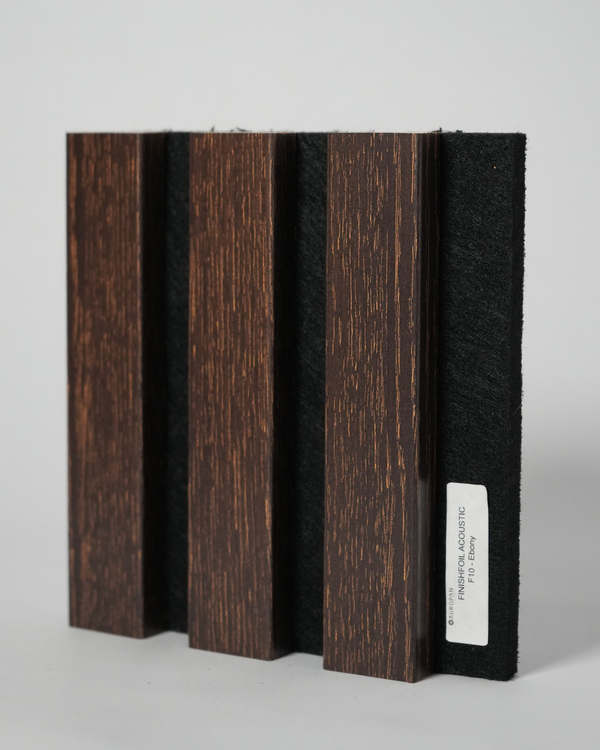 Ebony Finish Foil Acoustic Panel
