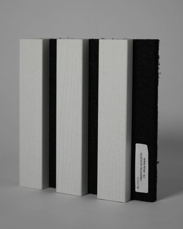White Maple Finish Foil Acoustic Panel