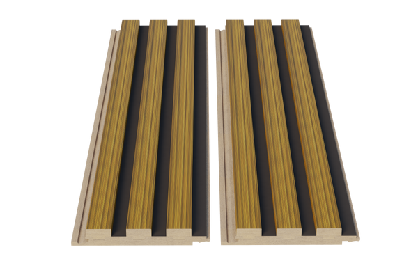 Black/Mustard Elegant Wall Panel