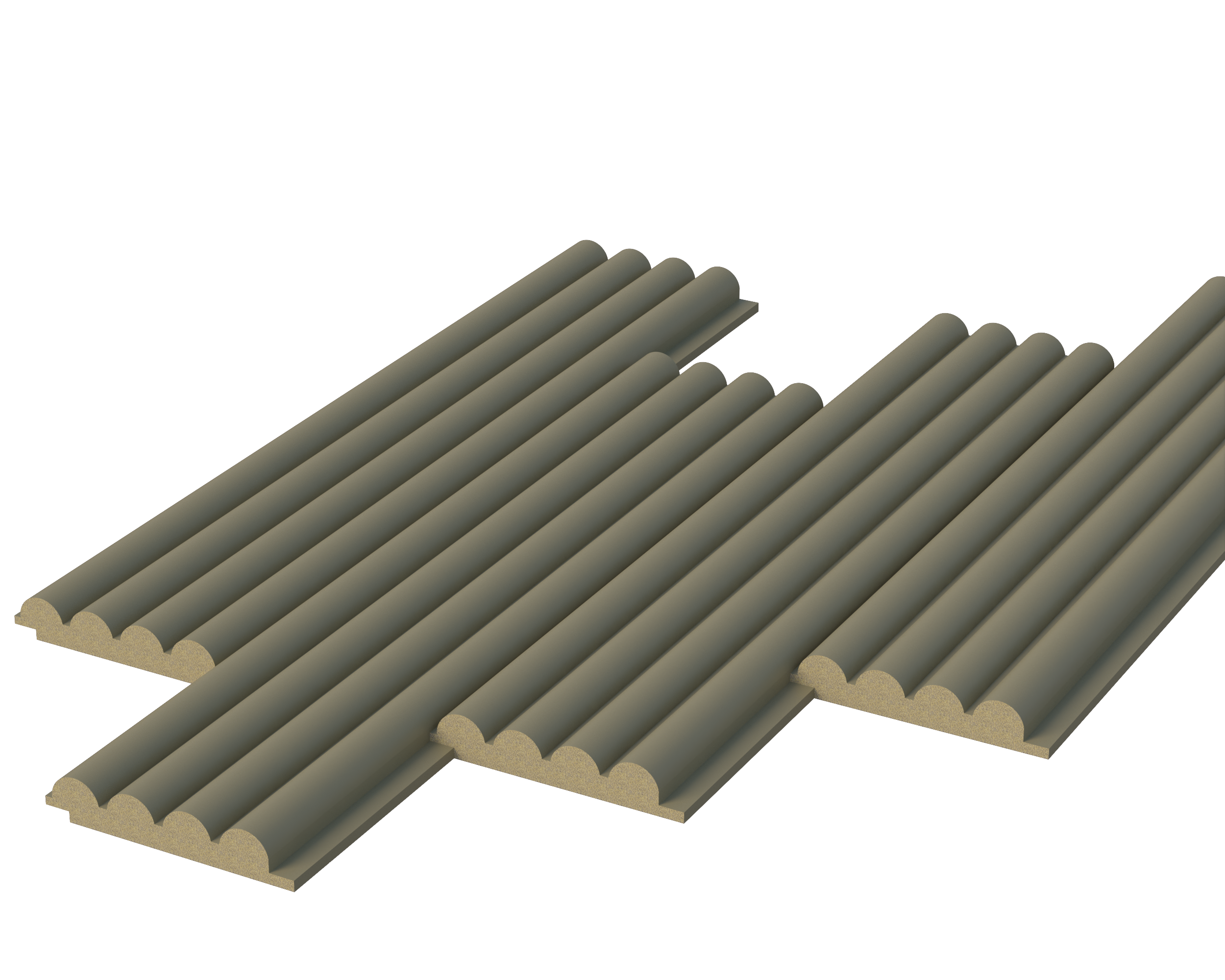 Ash Gray OWP-18100 MDF Wall Panel