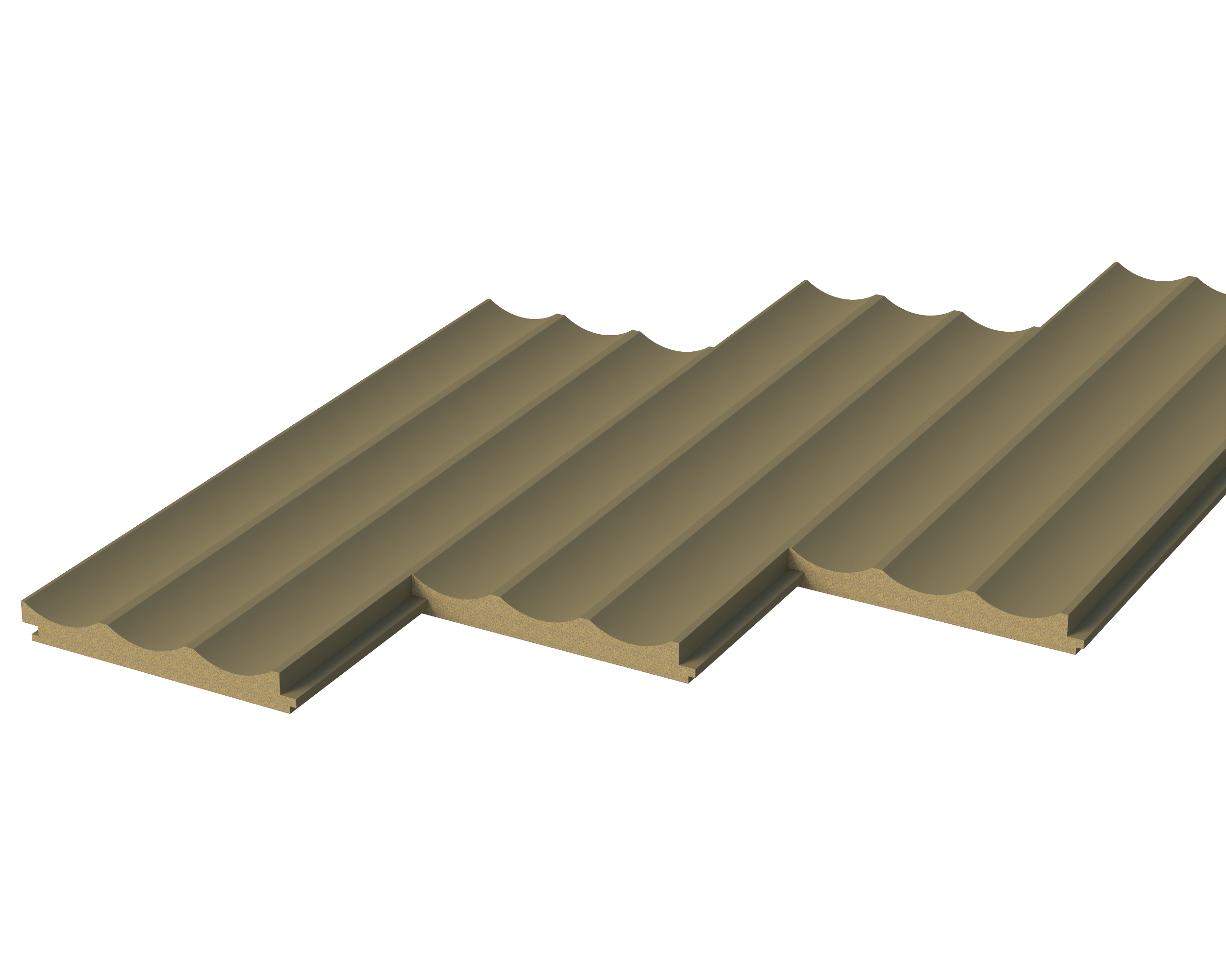Ash Gray OWP-18136 MDF Wall Panel