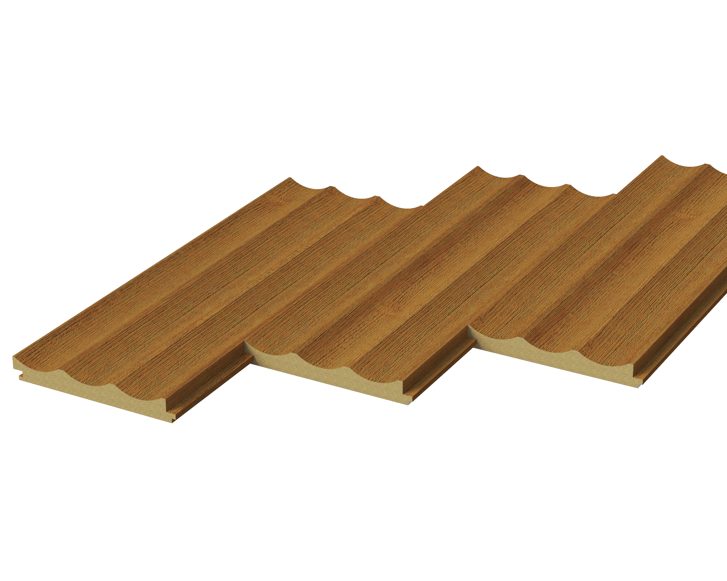 Teak OWP-18136 MDF Wall Panel
