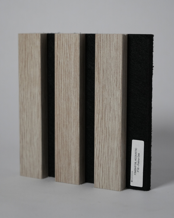 Patina Oak Finish Foil Acoustic Panel