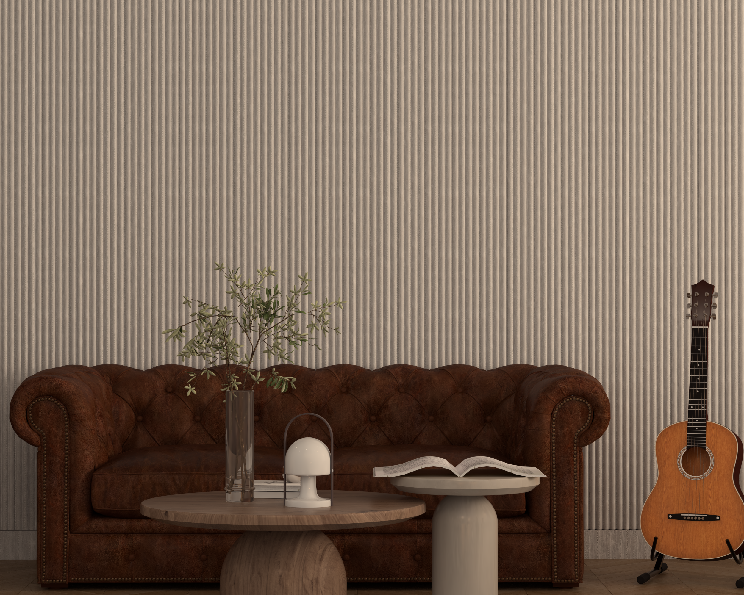 Sand Oak OWP-18100 MDF Wall Panel