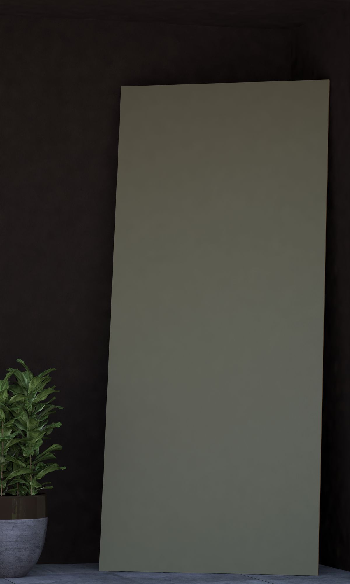 Ash Gray Super Matte MDF Panel