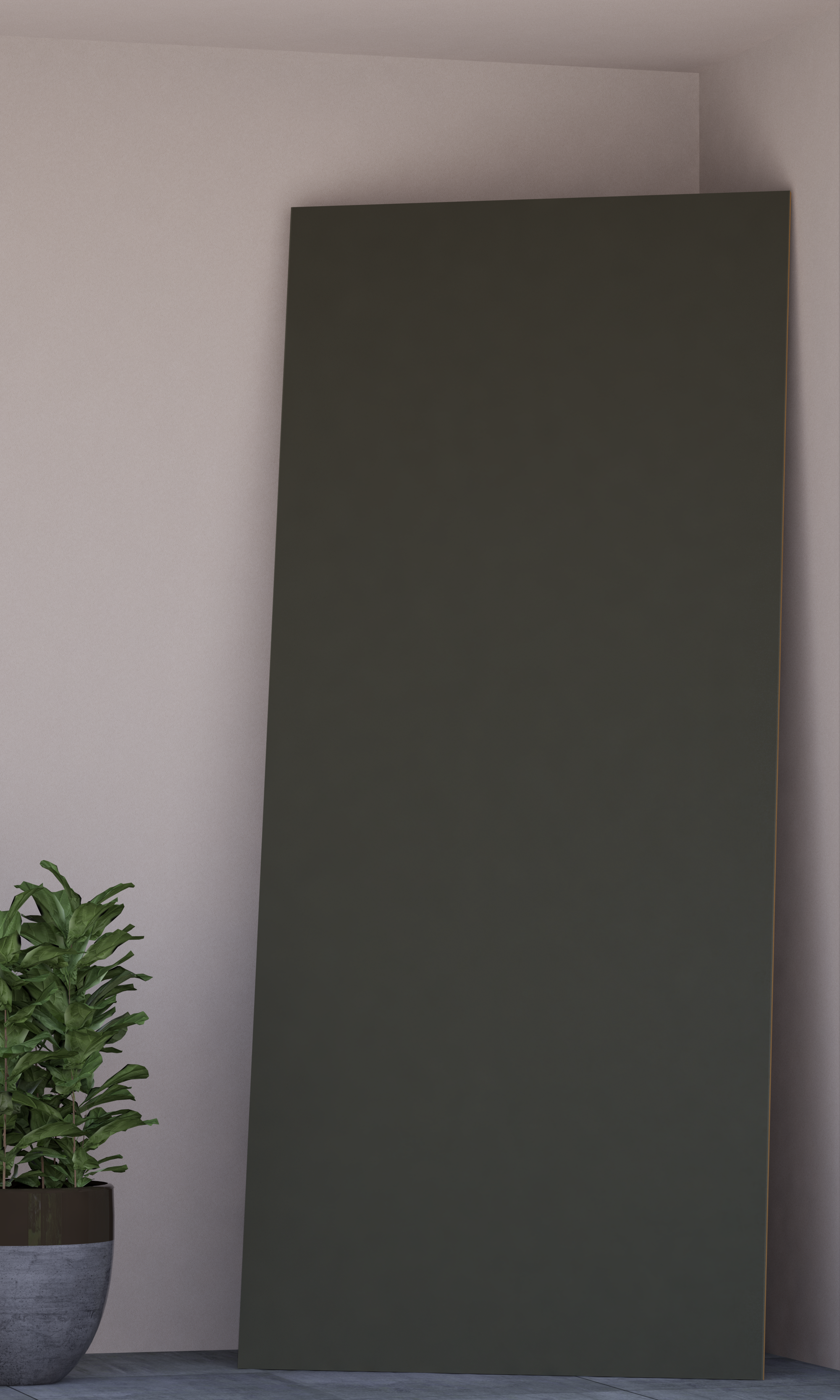 Matrix Gray Super Matte MDF Panel