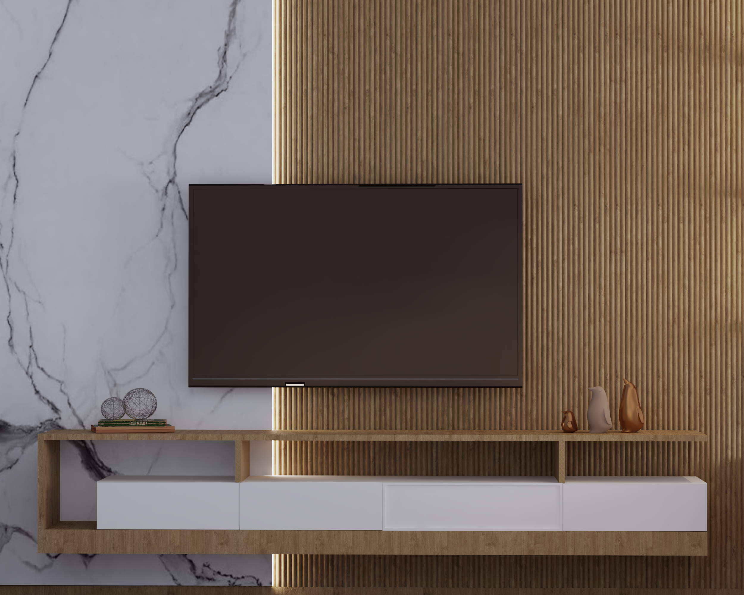 Tan Oak OWP-18100 MDF Wall Panel