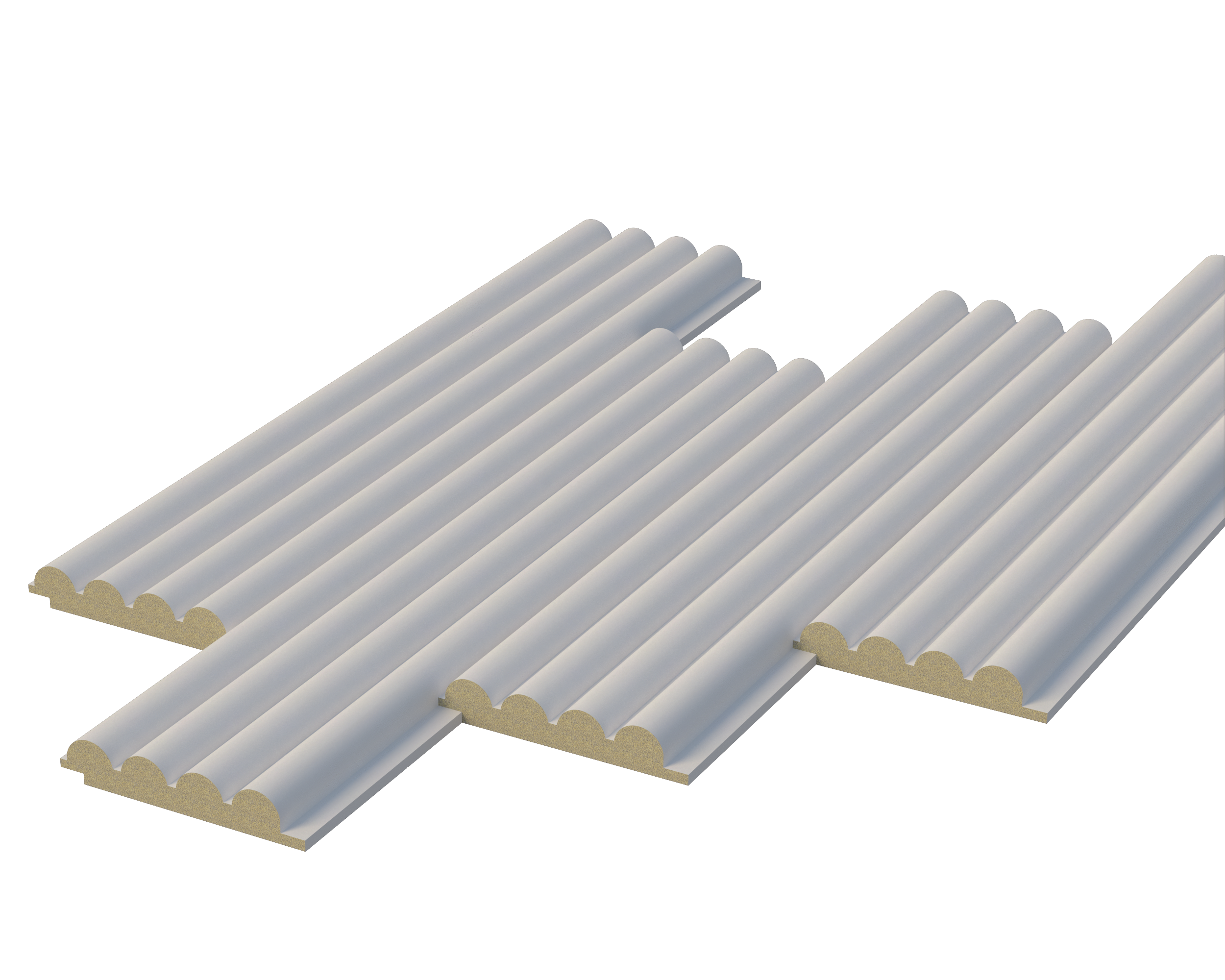 Soft White OWP-18100 MDF Wall Panel
