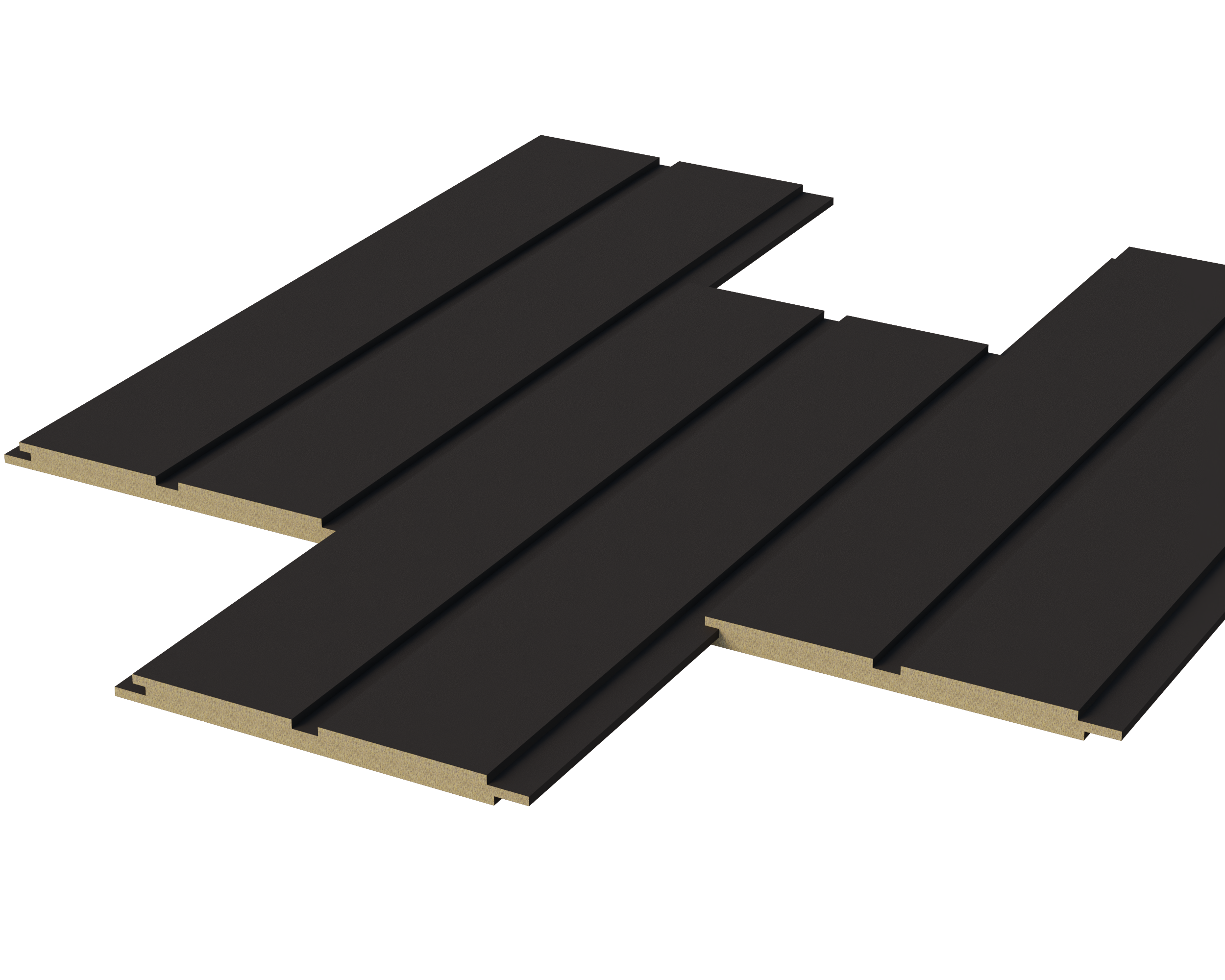 Onyx Gray WP-13 MDF Wall Panel