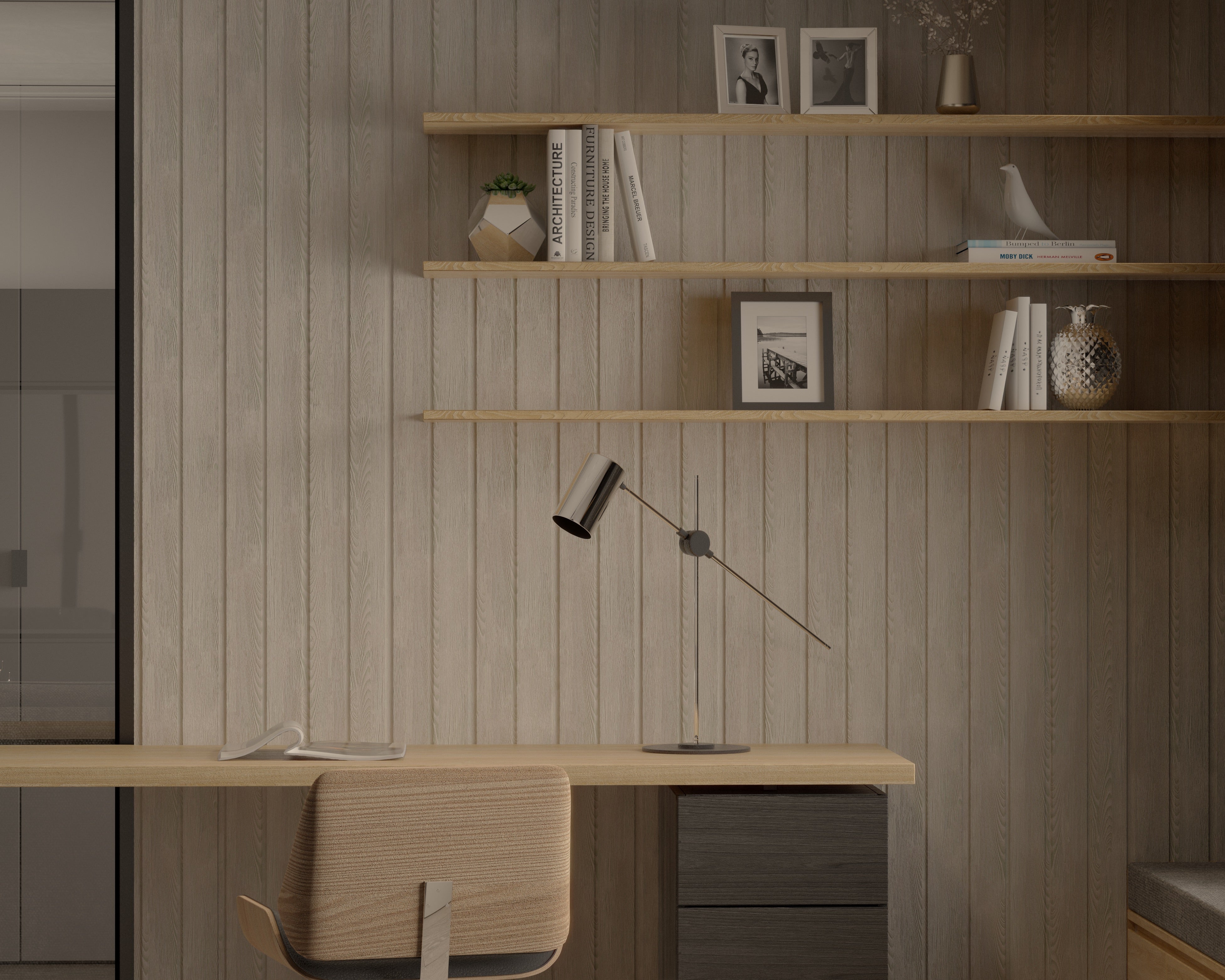 Sand Oak WP-13 MDF Wall Panel