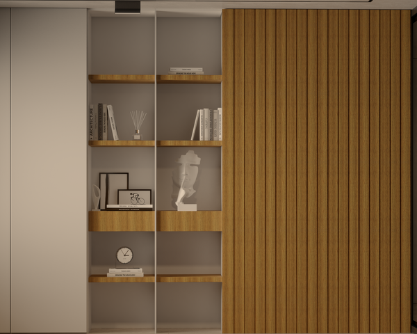 Teak WP-13 MDF Wall Panel