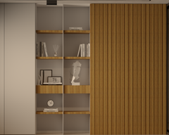 Teak WP-13 MDF Wall Panel
