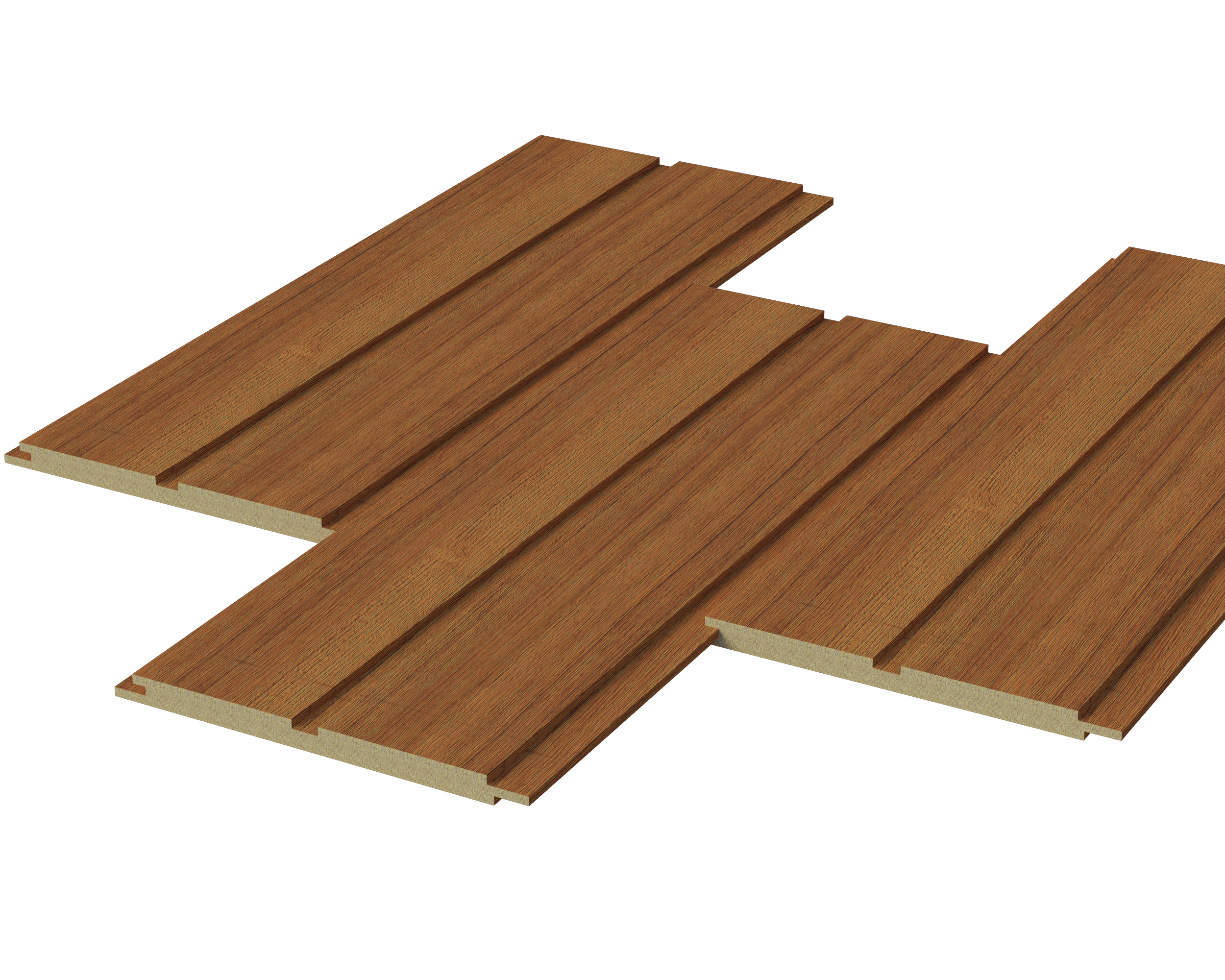 Teak WP-13 MDF Wall Panel
